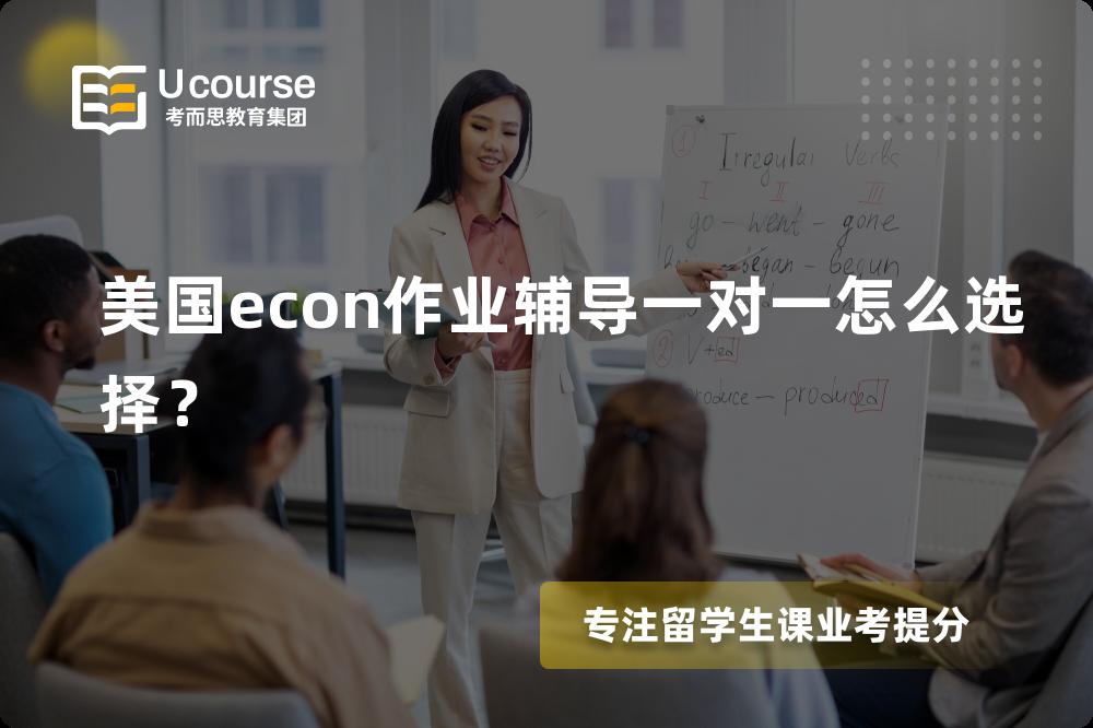 美国econ作业辅导