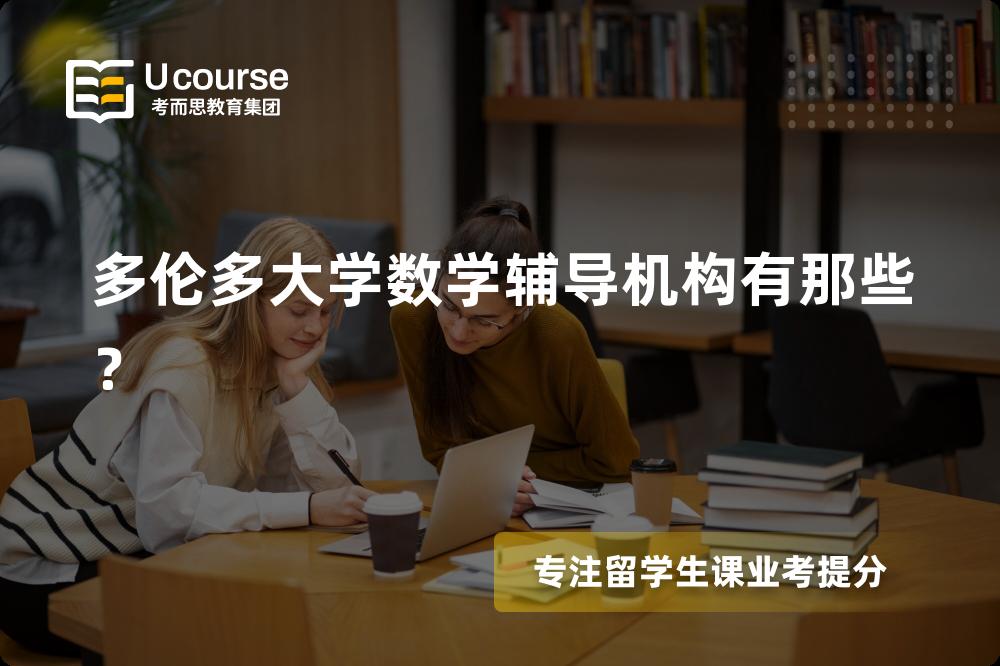 多伦多大学数学辅导