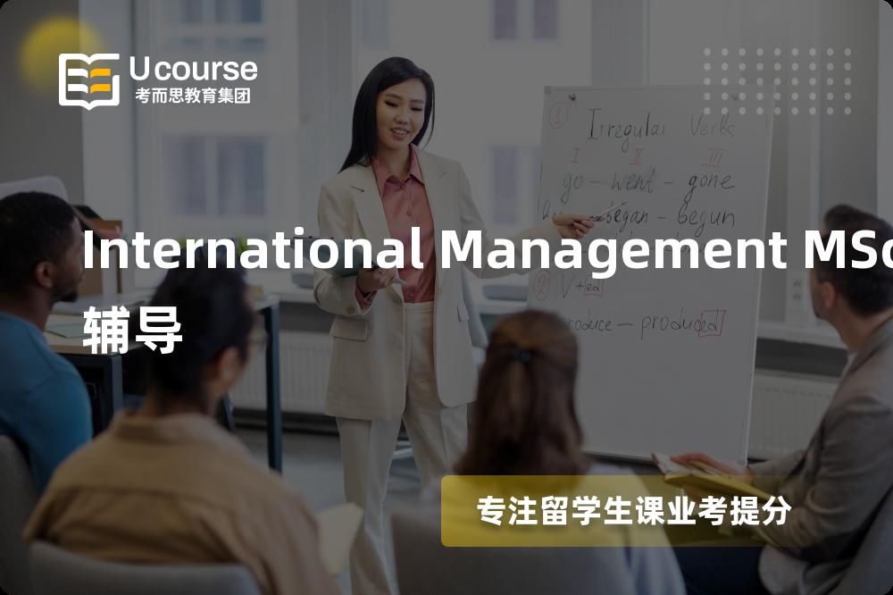 International Management MSc辅导